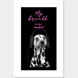 my breath is music Posters and Art